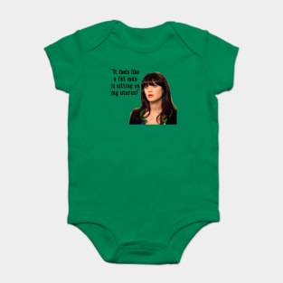 New Girl Funny Baby Bodysuit